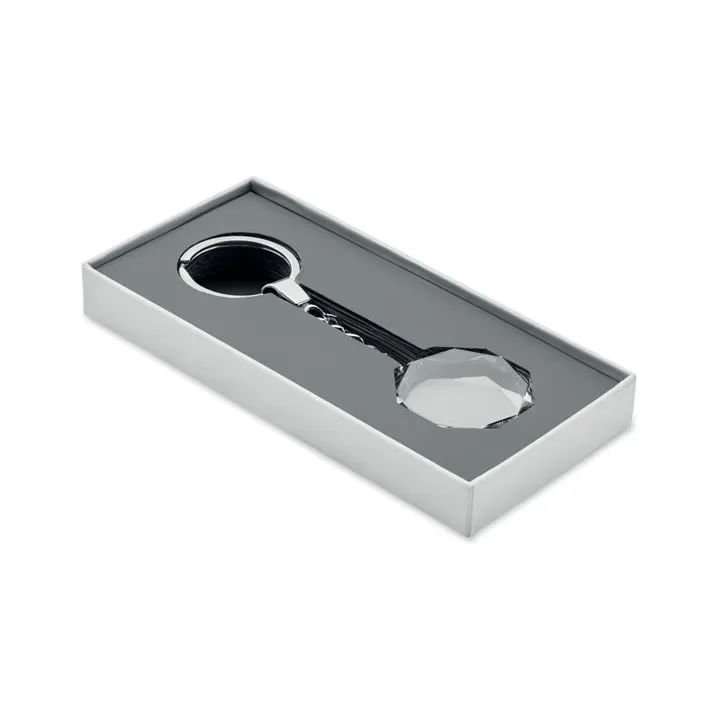 Glass round award key ring - MO2657 (MOCN#22)